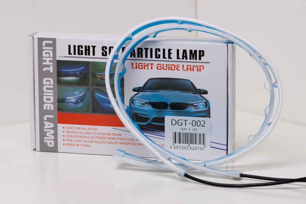 Гибкая LED лента DRL для фар 60см Динамическая