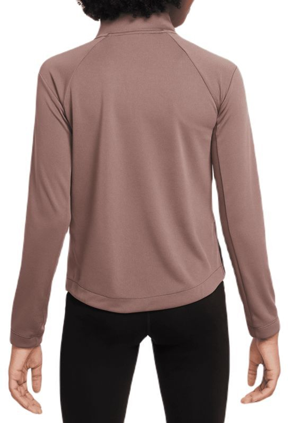 Футболка для девочки теннисная Nike Dri-Fit Long Sleeve Running Top - plum eclipse/reflective silver