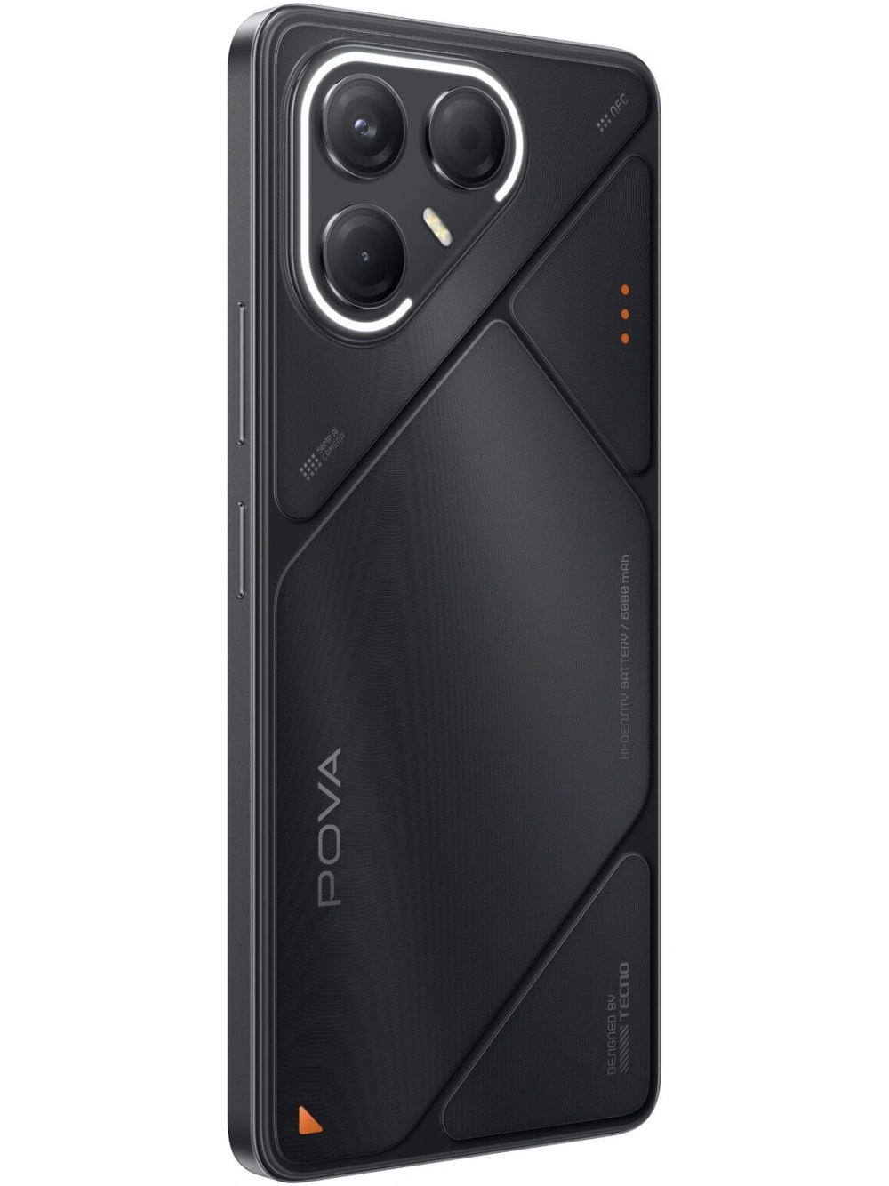 Смартфон TECNO POVA 7 5G 8/128 ГБ Ростетс(ЕАС), Dual nano SIM, черный