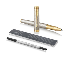 Ручка роллер Parker IM Premium Warm Silver (grey) GT