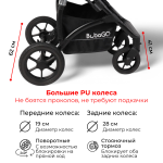 Коляска трансформер Bubago Zoom 3в1 серый