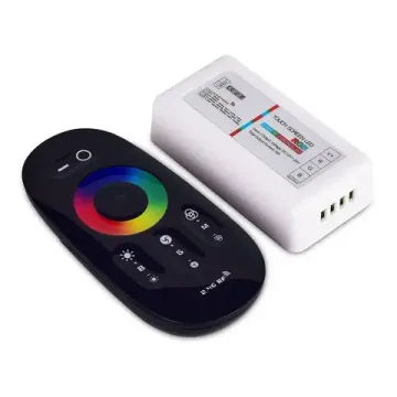 Контроллер RGBW лент + пульт управления (RF-радио) 4-канальный DC12-24V; 24А ST9002.500.00RGBW ST-Luce