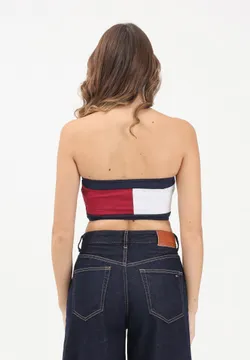 Топ женский TOMMY JEANS FLAG BADGE TUBE TOP