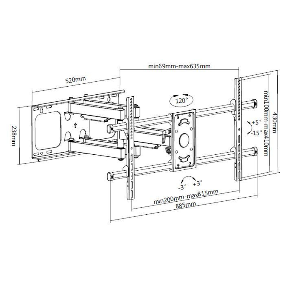 Крепление для дисплея настенное Digis DSM-P4986
