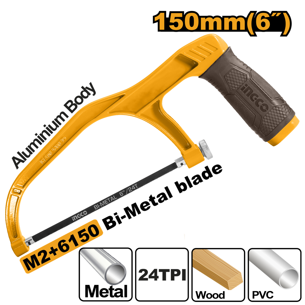 Ножовка мини по металлу INGCO MHHF1503 150 мм Ножовка мини по металлу INGCO MHHF1503 150 мм