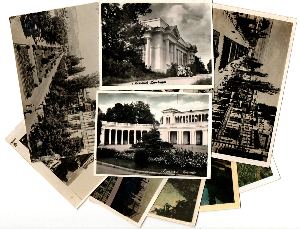 Набор фотооткрыток 9 шт. Кисловодск 1935-53,62 гг. Редкие XF