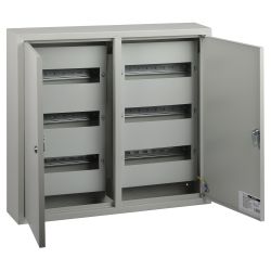 Корпус металлический навесной ЭРА ЩРН-72 2-х дверный (540х600х120) IP31 УХЛЗ серый | Электротовары