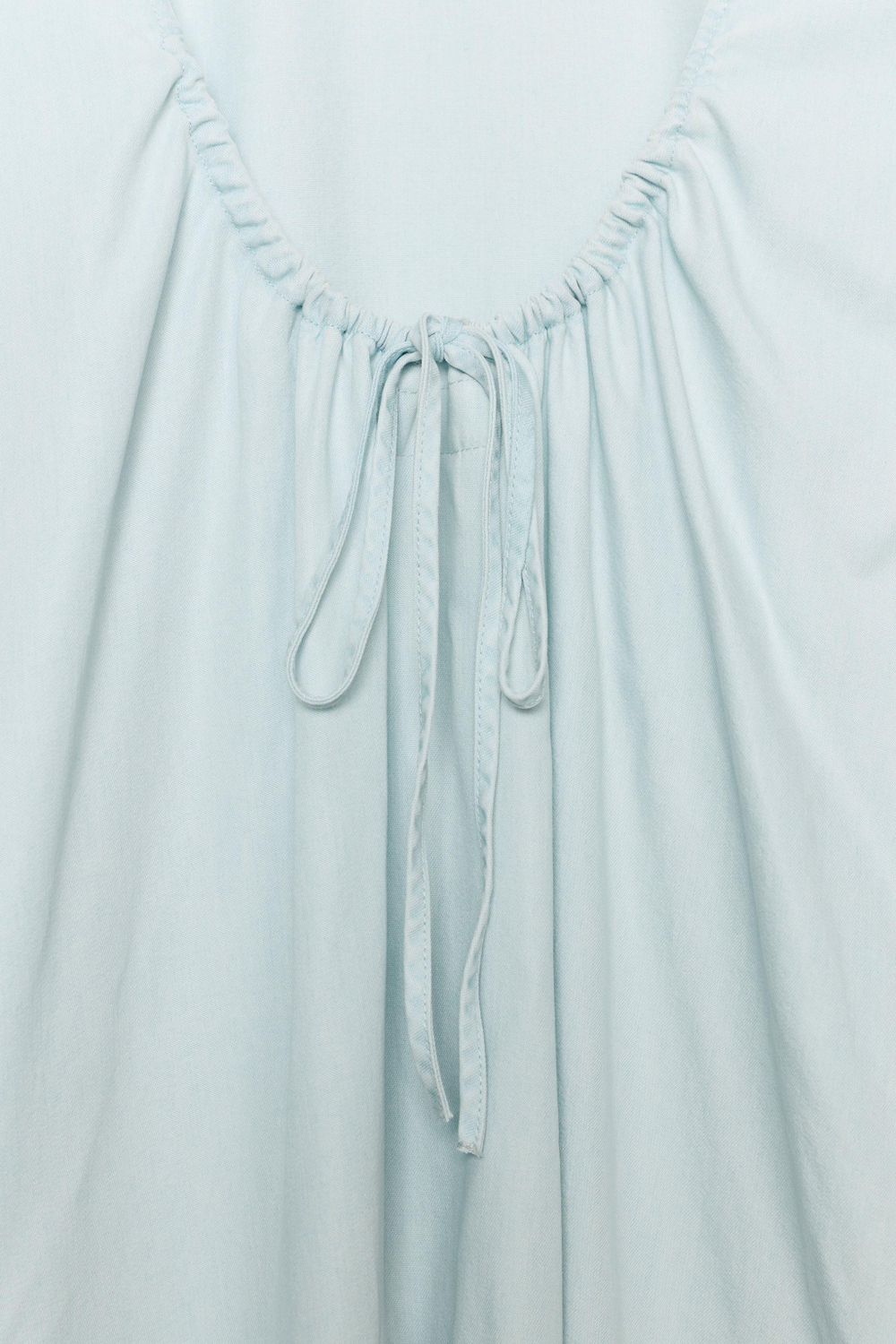ДЛИННОЕ СТРУЯЩЕЕСЯ ПЛАТЬЕ — ZARA