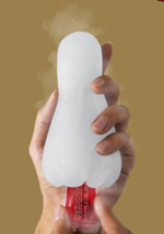 Мастурбатор-вагина с пластинами для нагрева Men sMax ORB warmer (Цвет: белый)
