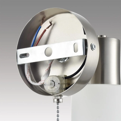 8099/1W COMFI LN26 105 никель/белый металл/стекло Бра Е14 1*40W 220V MAVE