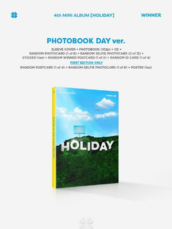 Альбом WINNER - HOLIDAY 4th Mini Album PHOTOBOOK 2 Version SET