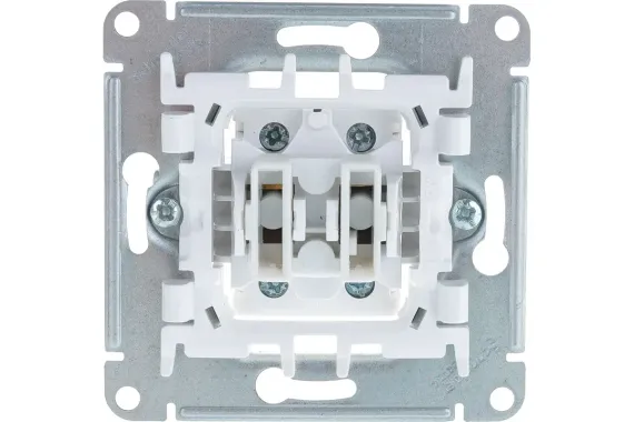 Выключатель Systeme Electric ATLASDESIGN 1-клавишный проходной промежуточный карбон 36220