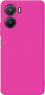Мягкий Soft Touch чехол из силикона для VIVO Y35 5G с бархатной подкладкой