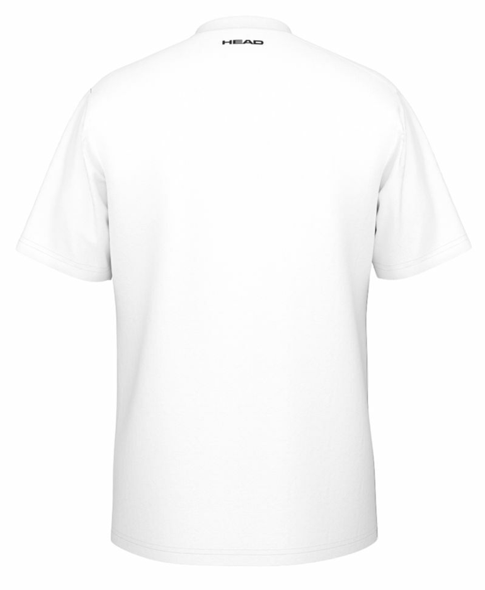 Футболка для мальчика теннисная Head Boys Vision Topspin T-Shirt - print vision/orange alert
