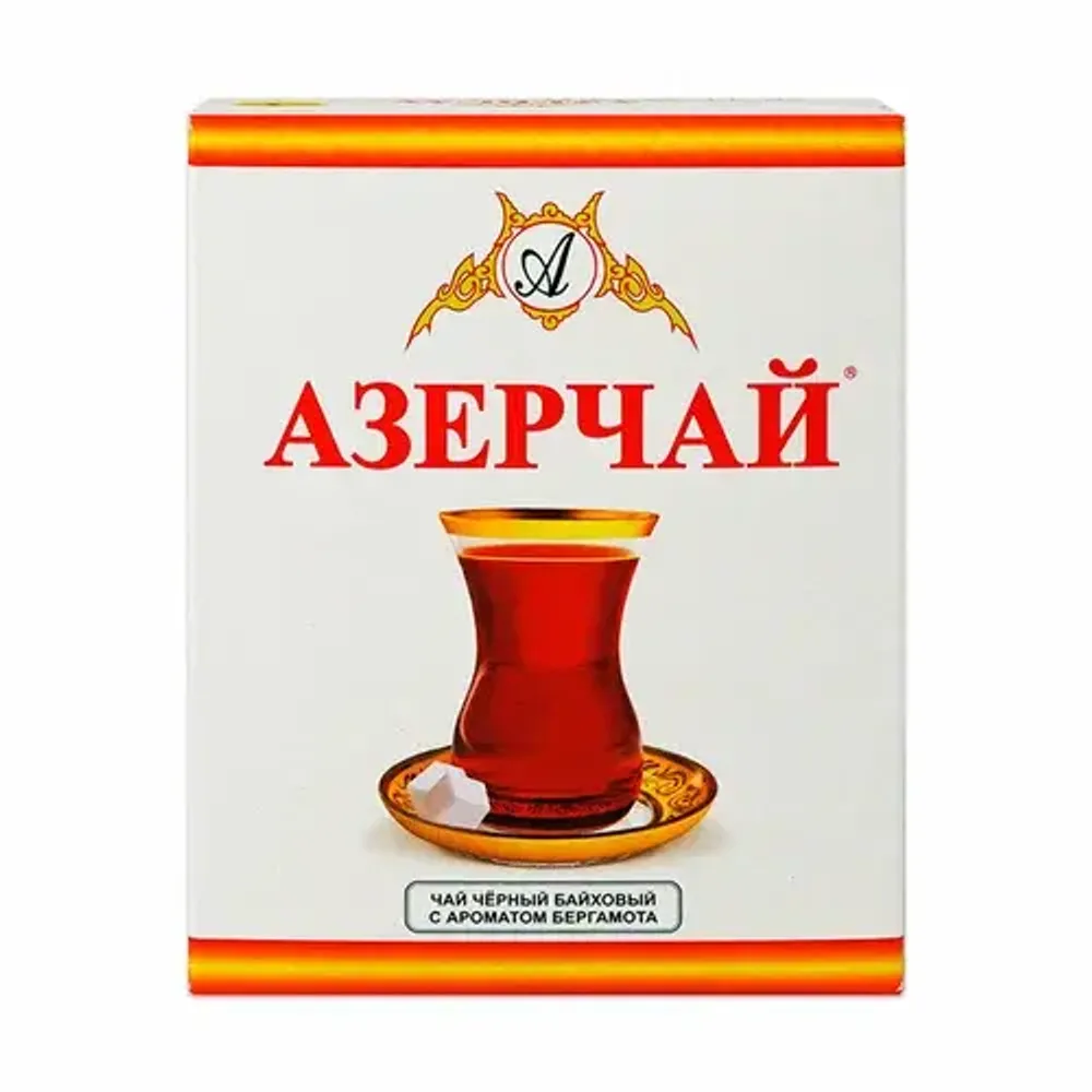 Чай Азерчай черный с ароматом бергамота 100г