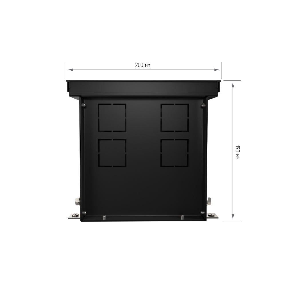Конвектор внутрипольный Royal Thermo ATRIUM-190/200/2600-DG-U-NA