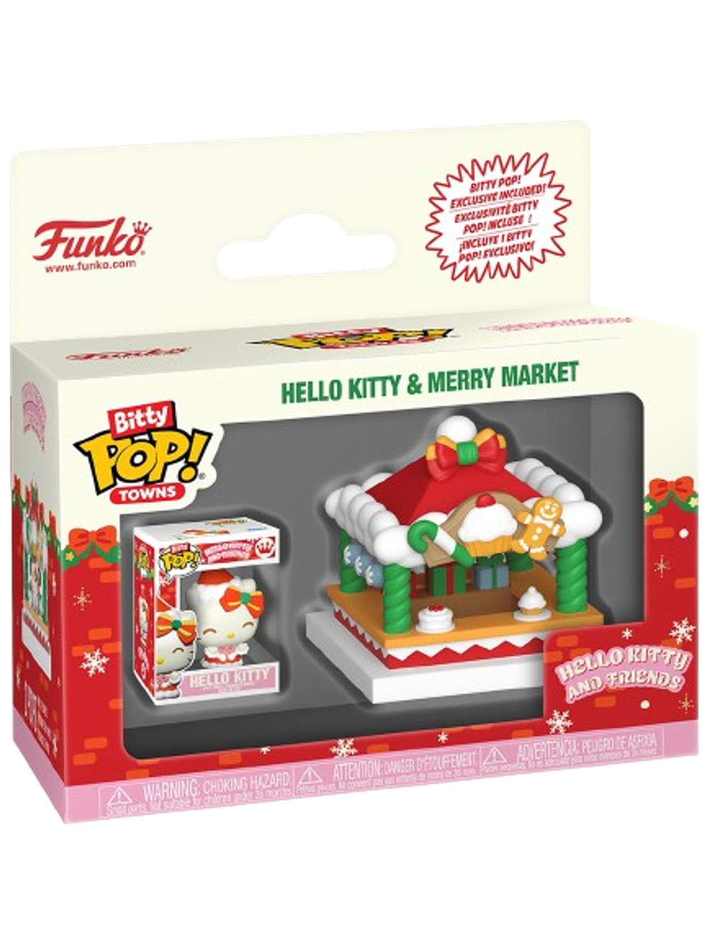 Набор Funko Bitty POP! Towns Hello Kitty And Friends Holiday Hello Kitty & Merry Market