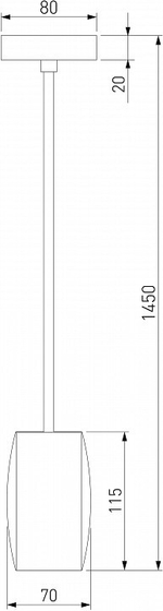 Подвесной светильник Eurosvet Bonaldo 50246/1 LED белый