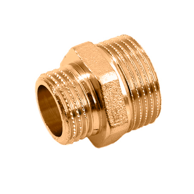 Ниппель латунный резьбовой переходной STOUT - 4" x 3"