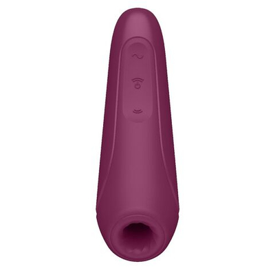 Бордовый вакуум-волновой стимулятор Satisfyer Curvy 1+ (Цвет: бордовый)
