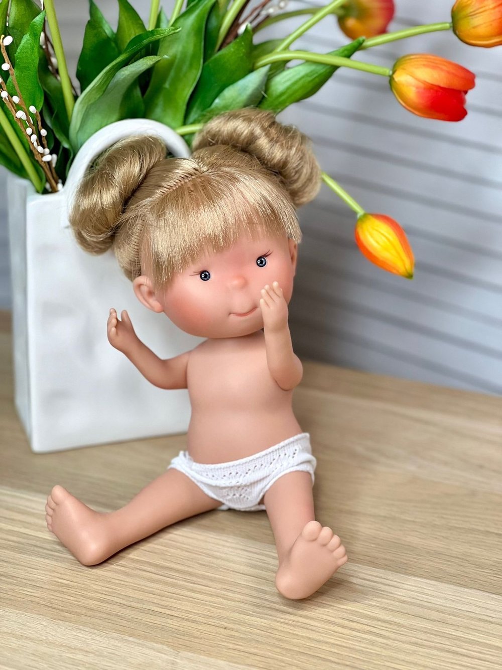Кукла для девочки виниловая 30см Пиппа без одежды (2899W1)