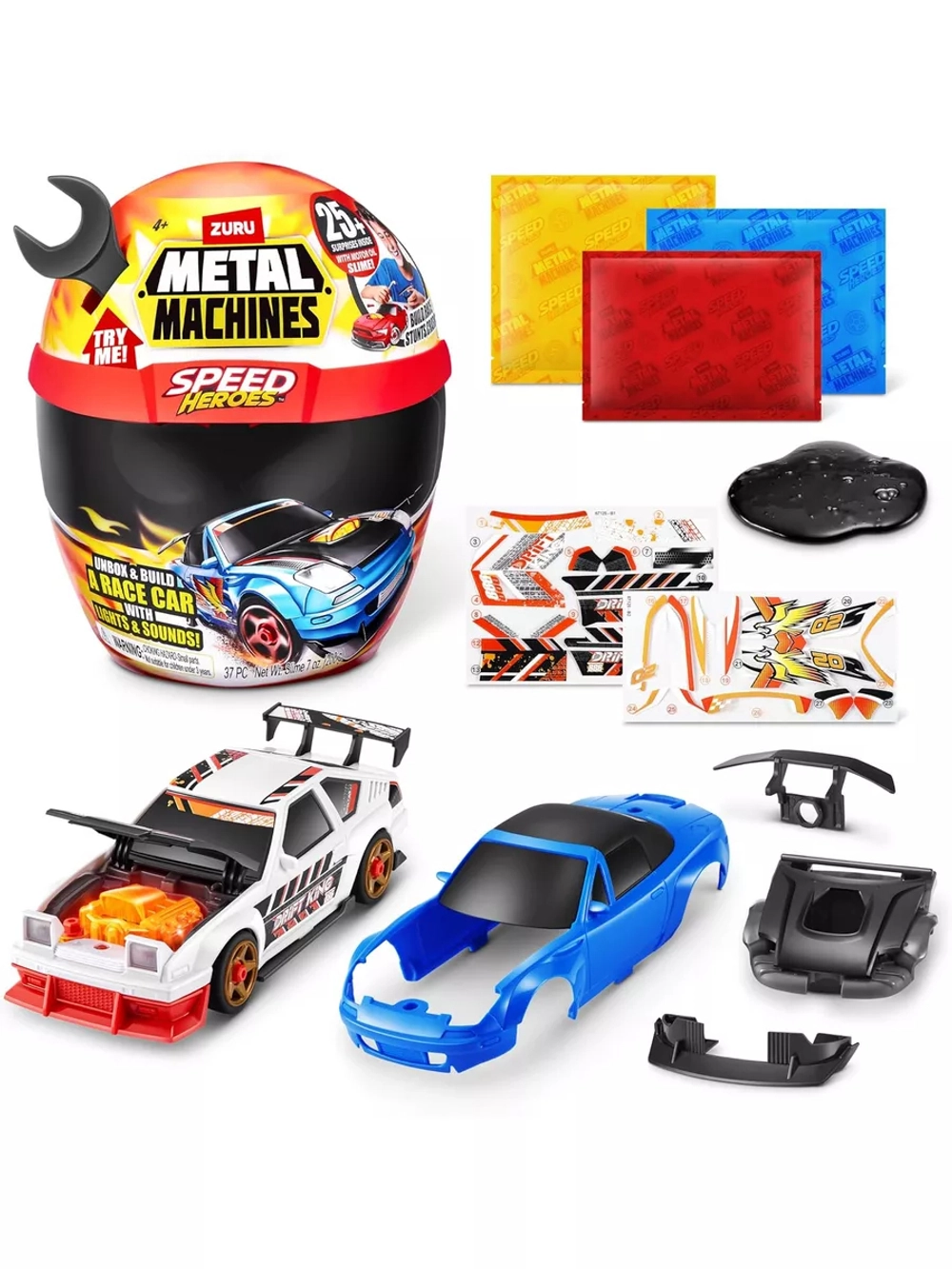 Набор игрушка Зуру Metal Machines Speed Heroes машинка