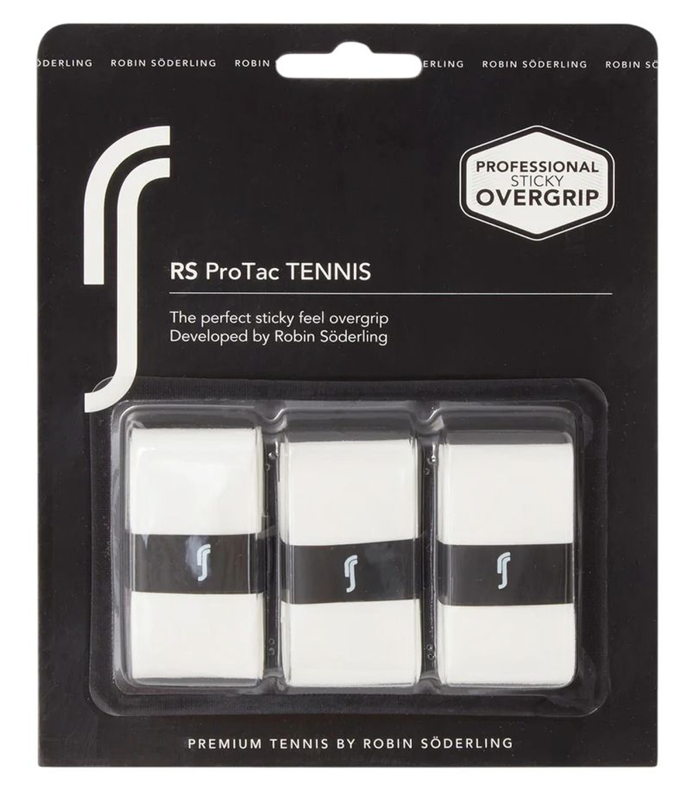 Теннисные обмотки Robin Soderling Pro Tac 3P - white
