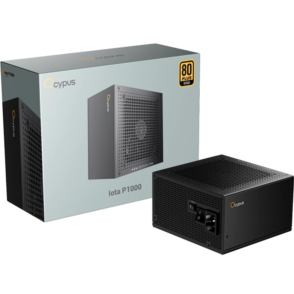 Блок питания Ocypus 750W Lota P750, модульный, 16 Pin PCIe 5.0, 80 PLUS Standard (Lota-P750-G1FFBK024X-EU)