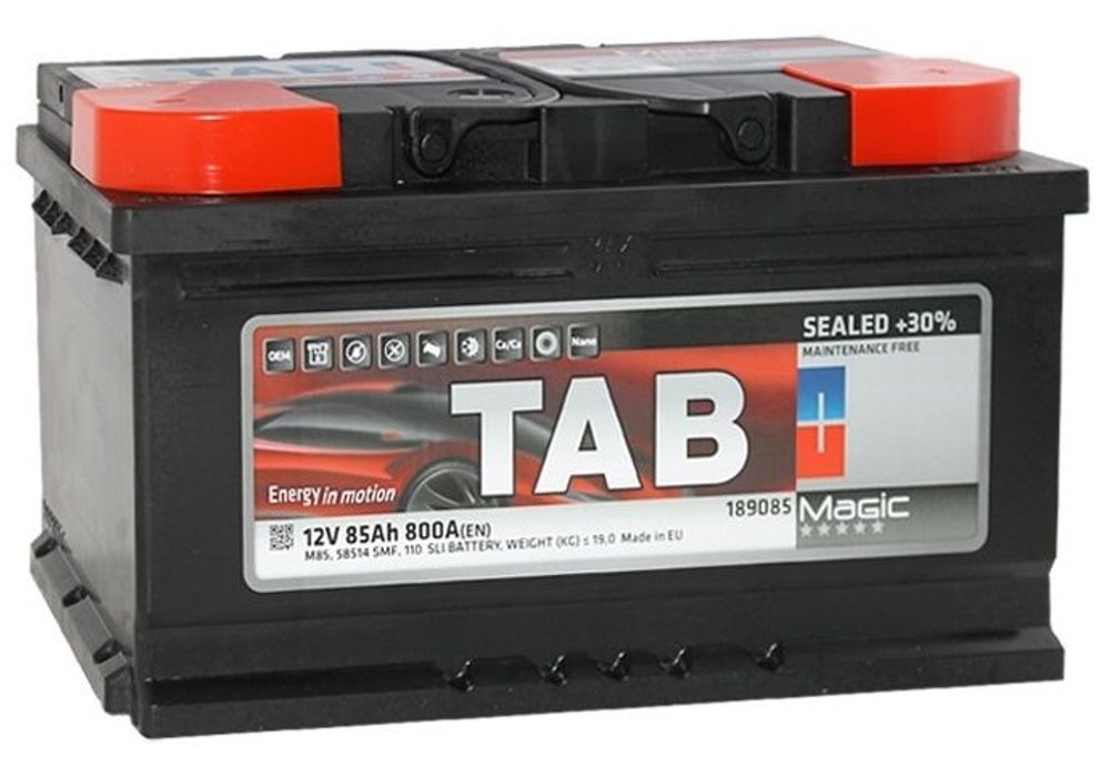 TAB Magic MF 6CT- 85 ( 189085 ) аккумулятор ( низкий ) TAB Magic MF 6CT- 85 ( 189085 ) аккумулятор ( низкий )