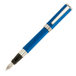 Перьевая ручка Aurora TU Resin Blue CT, перо - F, в подарочной коробке