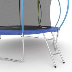 EVO JUMP Internal 12ft (Blue) Батут с внутренней сеткой и лестницей, диаметр 12ft (синий)