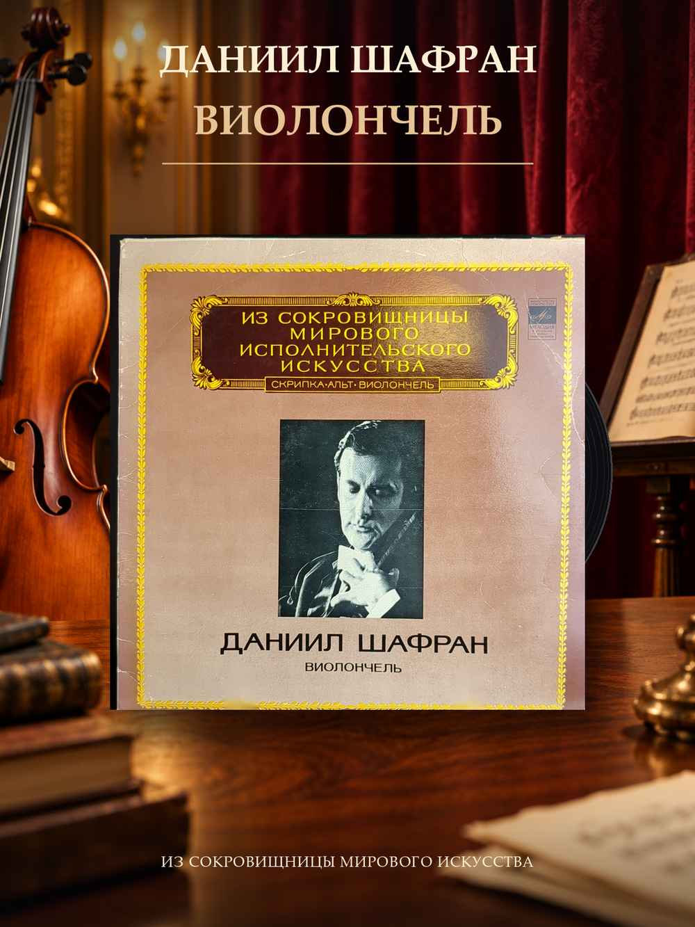 LP Даниил Шафран - Виолончель. Из сокровищницы мирового исполнительного искусства.