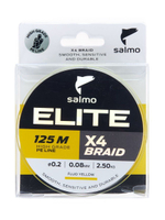Шнур плетёный Salmo Elite х4 BRAID Fluo Yellow 125/010