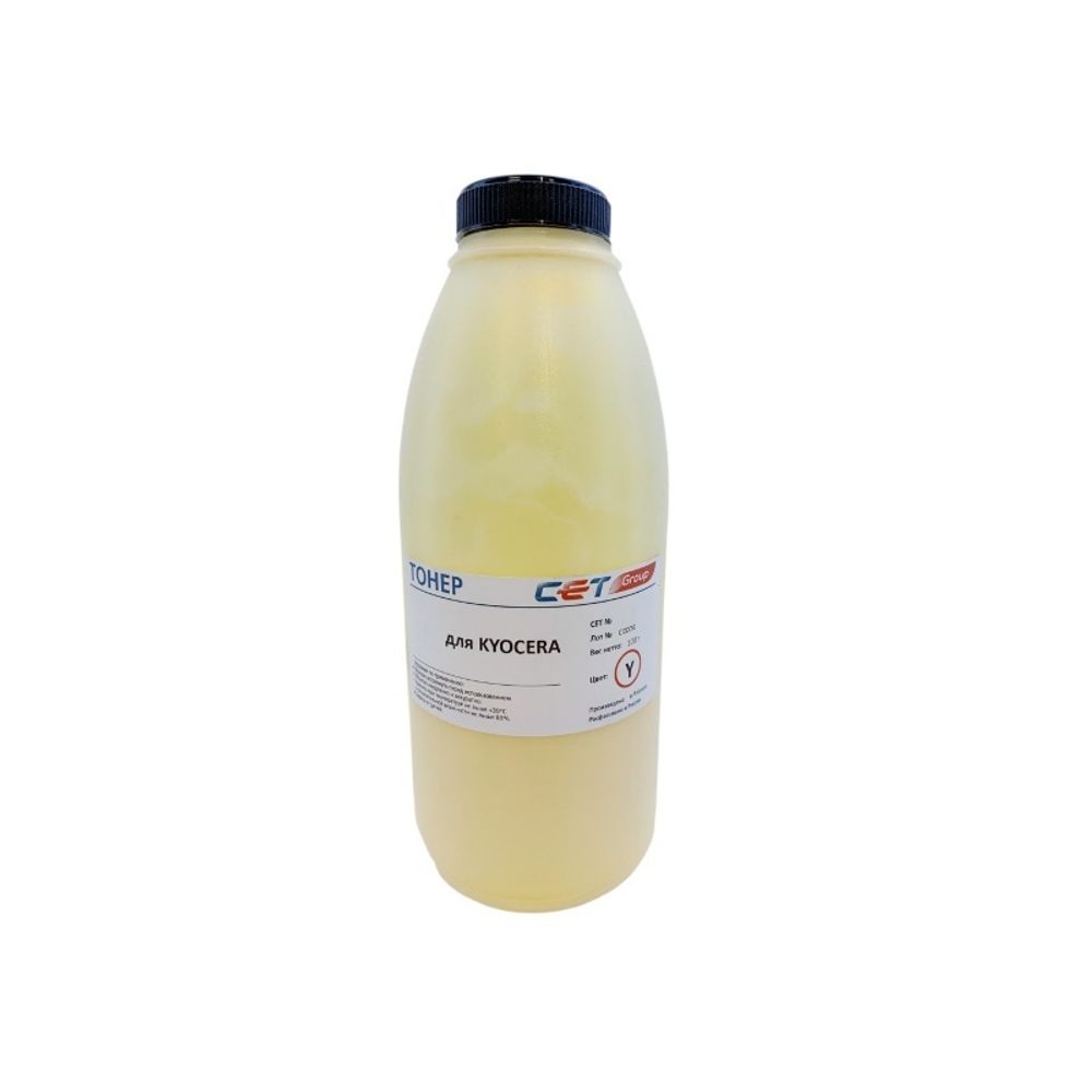 Тонер PK201 для KYOCERA ECOSYS P6030cdn/M6026cdn (CET) Yellow, 100г/бут, OSP0201Y-100