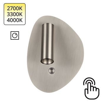 Бра 9W 2700K-4000K 7184/9WL брашированный никель Hightech Roy Odeon Light