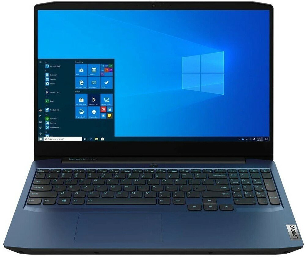 Ноутбук Lenovo Ideapad Gaming 3-15ARH05 Конфигурация: AMD Ryzen 5 4600H 3.0 ГГц/8 ГБ/512 ГБ SSD/nVidia GeForce GTX 1650 4 ГБ/Windows 11 Домашняя/15.6"/1920x1080 пикс./B1
