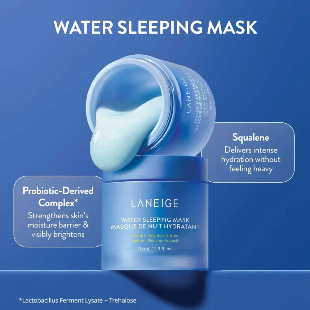 LANEIGE  Water Sleeping Mask with Niacinamide & Squalane