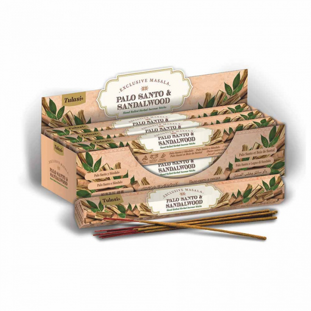 Благовония Palo Santo & Sandalwood Пало санто и Сандал TULASI Hexa I ТУЛАСИ 15г