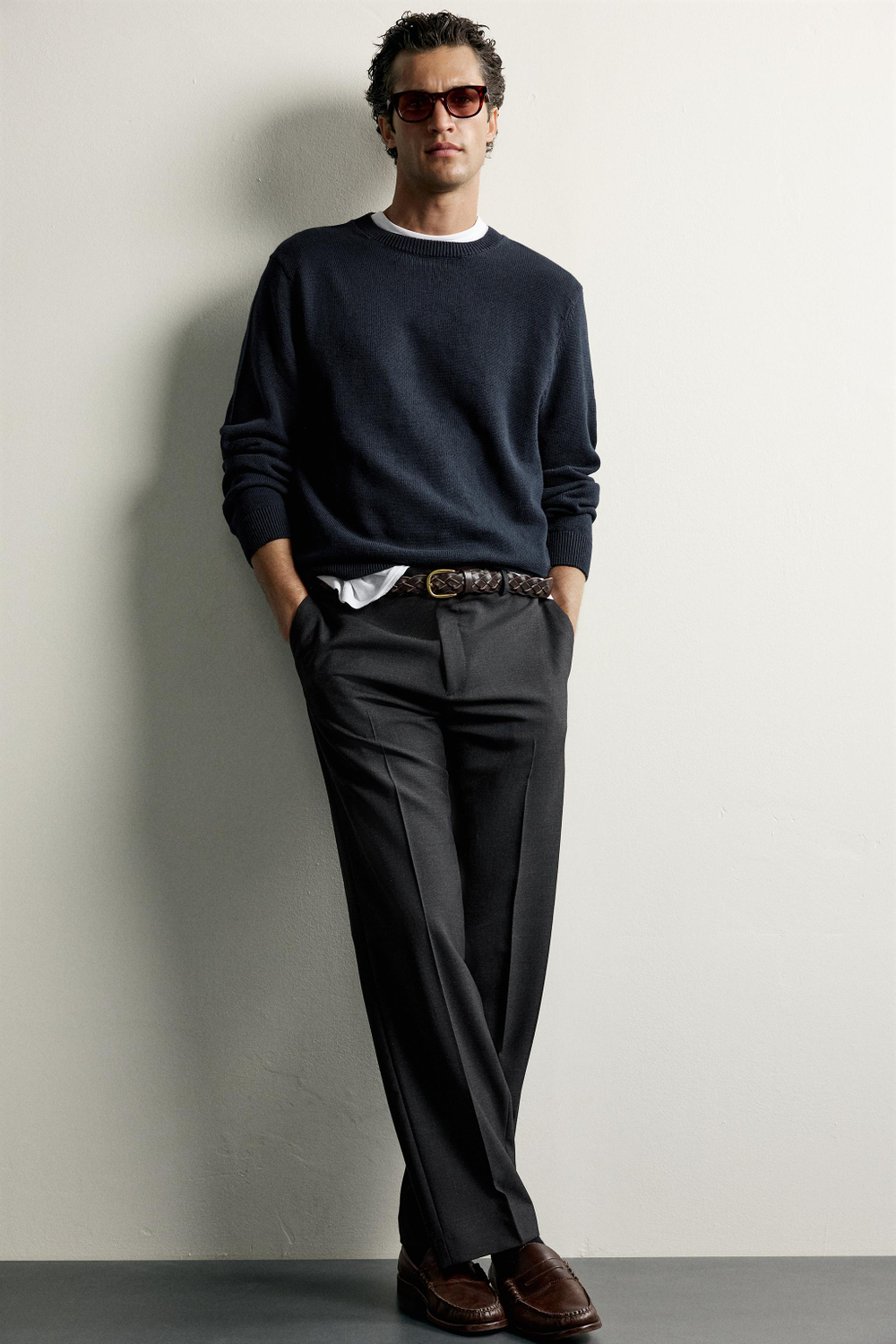 БРЮКИ REGULAR FIT ИЗ 100% ШЕРСТИ — ZARA