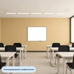 Доска магнитно-маркерная 90х120 Attache BlackFrame черная рама