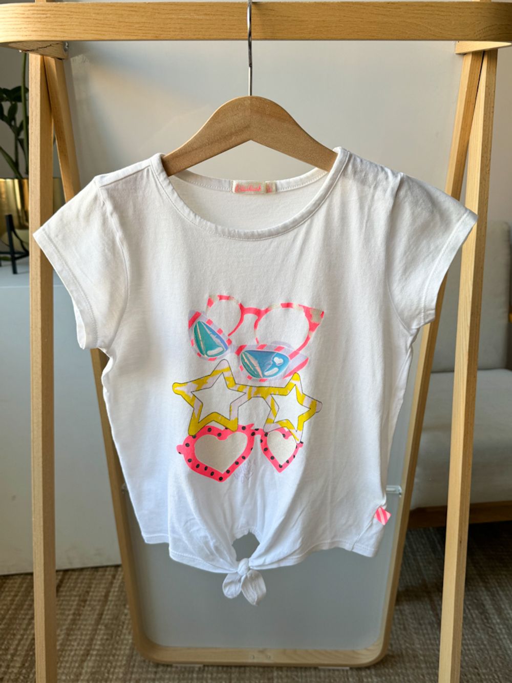 Хлопковая футболка Billieblush, 116