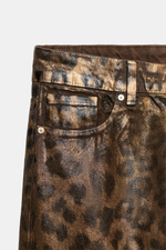 ДЖИНСЫ Z1975 STRAIGHT СО СРЕДНЕЙ ПОСАДКОЙ И АНИМАЛИСТИЧЕСКИМ ПРИНТОМ — ZARA