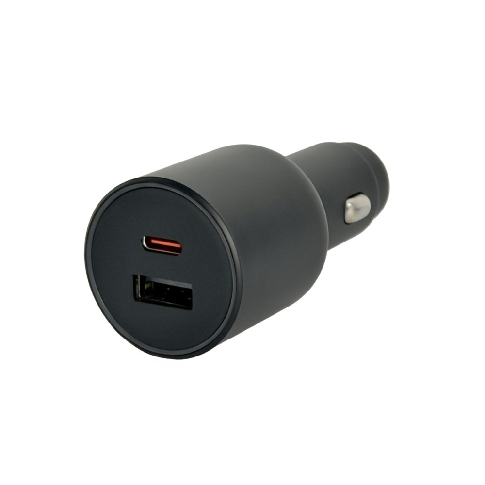 Автомобильное зар. устр. Xiaomi Car Charger 100W 1USB/1C с кабелем T-C на T-C MDY-16-ER черное