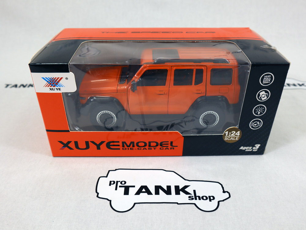 Модель автомобиля TANK 300 (ОРАНЖЕВАЯ) Масштаб 1:24