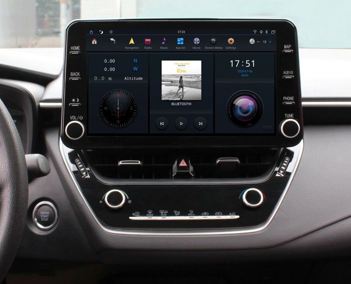 Магнитола для Toyota Corolla E210 2019-2024+, Corolla Cross - Kuberg ZF-6008-DSP на Android 9