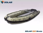 Лодка надувная моторная solar-520 strela jet tunnel