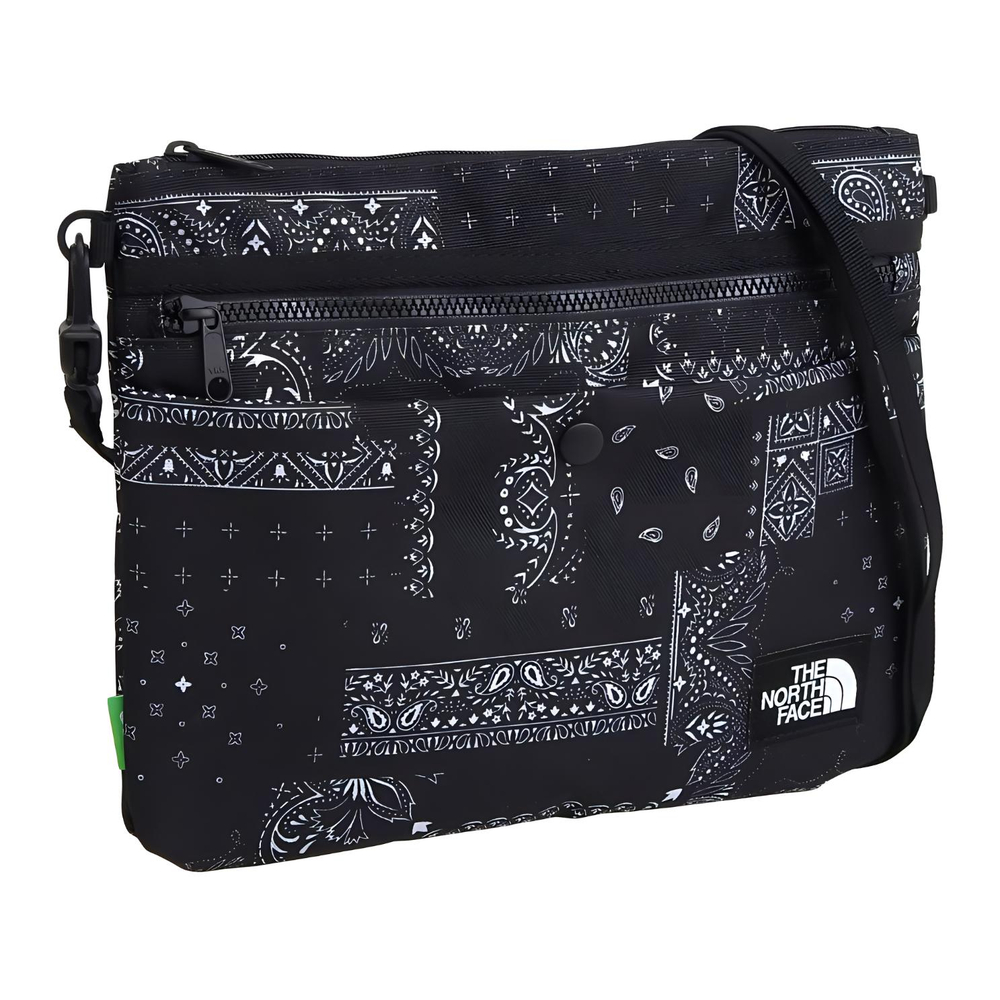 THE NORTH FACE Camisole Bag, One Shoulder Handbag, Outdoor Bag Polyester Black Multicolor Unisex