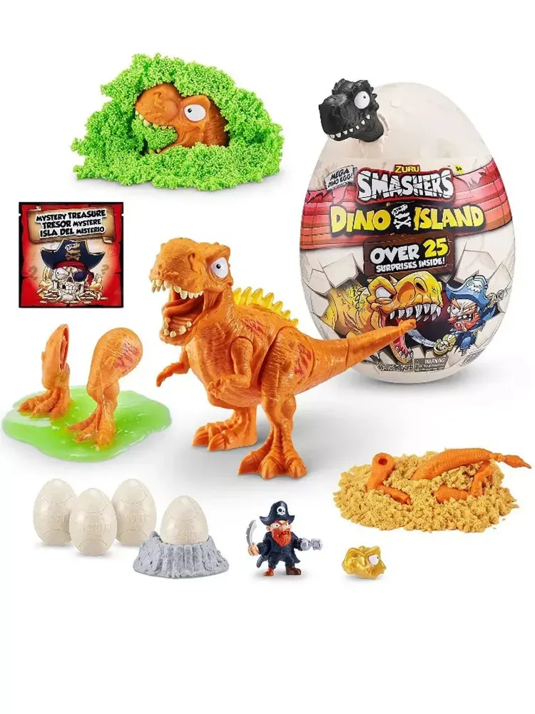 Игрушка сюрприз яйцо Smashers Dino Island фигурка динозавра