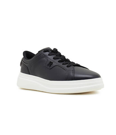 Кожаные кроссовки pointy court Tommy Hilfiger - черный(FW0FW07460)