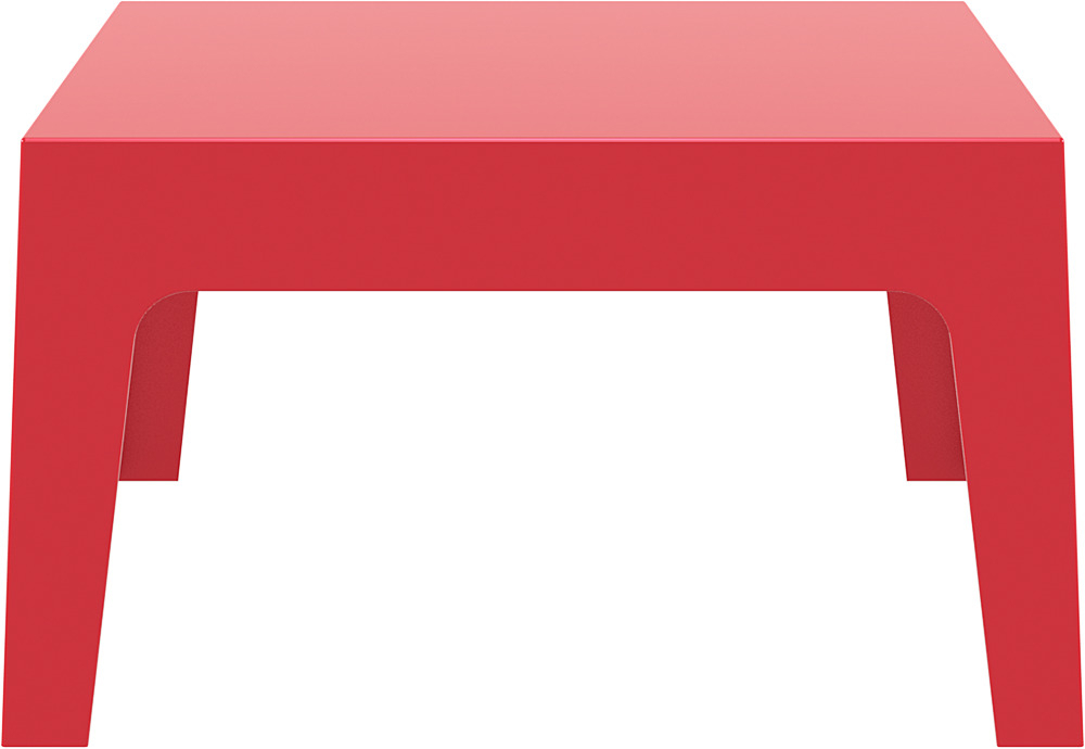 Столик пластиковый журнальный Siesta Contract Box Table, красный